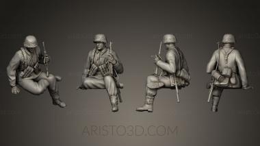 Military figurines (STKW_0061) 3D model for CNC machine